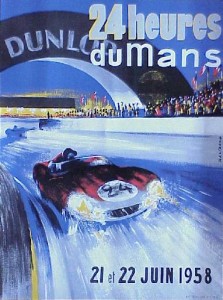 Affiche Le Mans 58